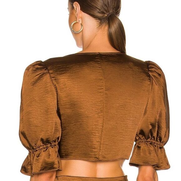 NWT LPA Revolve Candy Top in Chocolate Brown XS - Picture 5 of 12